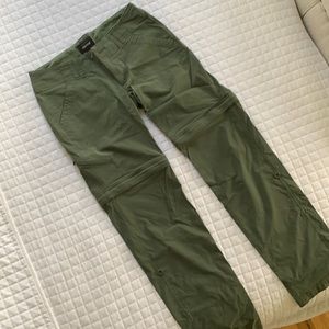 Marmot Green Utility Pants Women Size 4